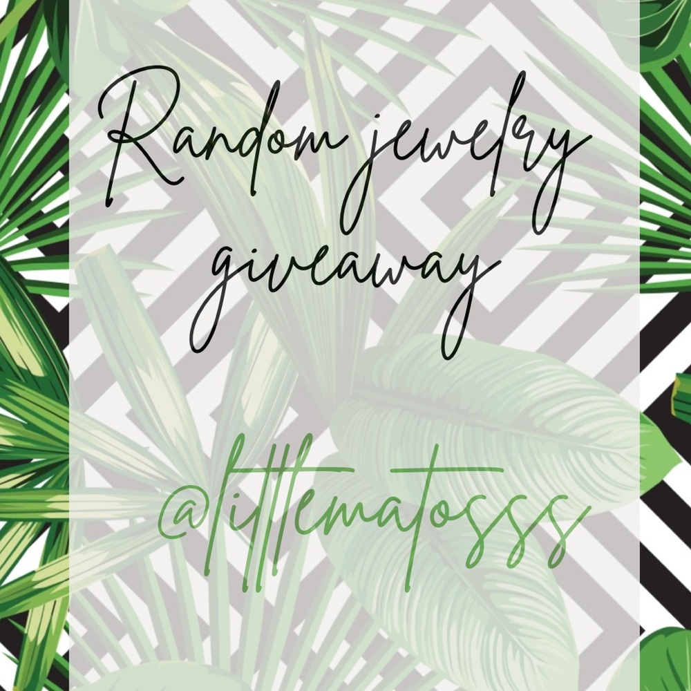 1piece of random jewelry Giveaway